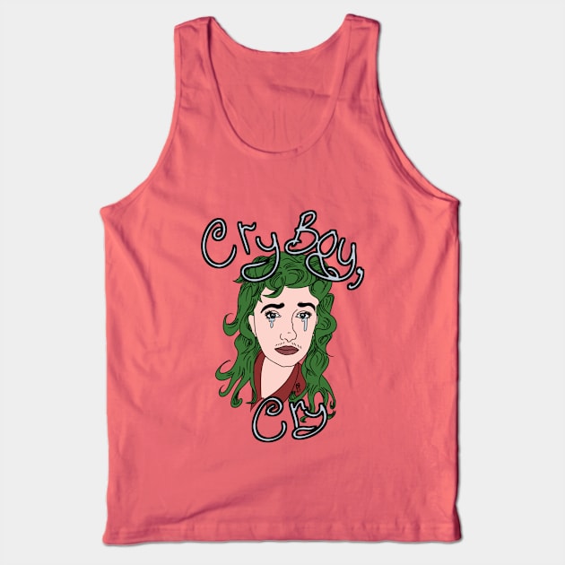 Cry boy, cry Tank Top by Scootin Newt